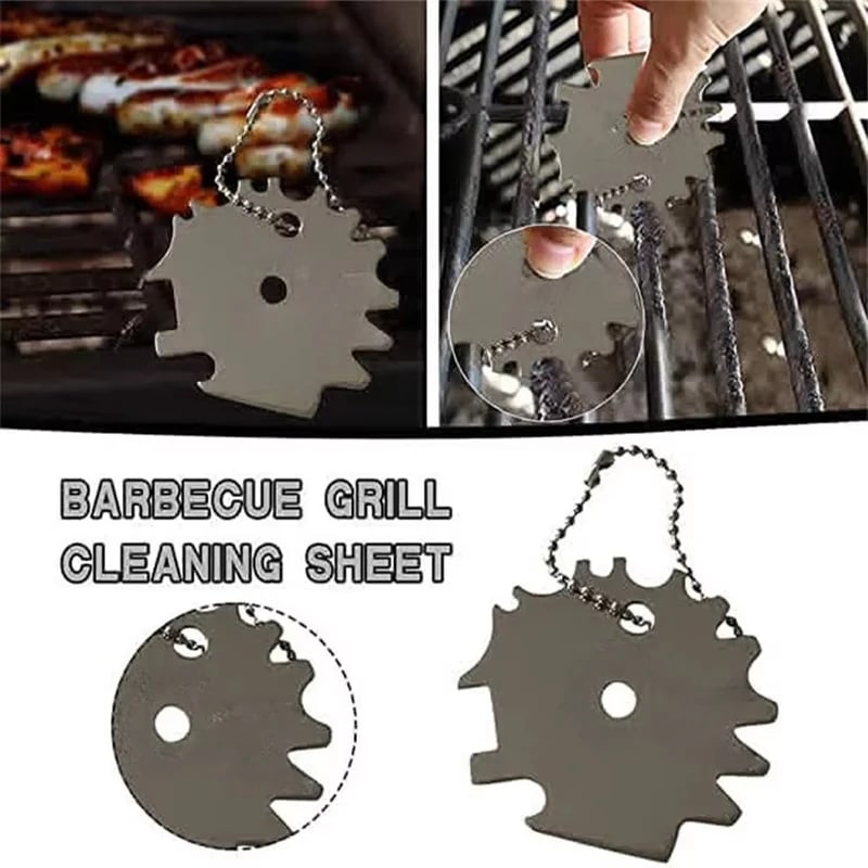 Stainless Steel Grill Scraper for Barbecue Grates, 6.35cm