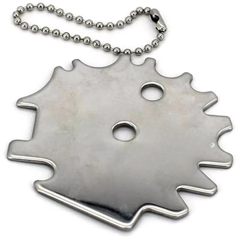 Stainless Steel Grill Scraper for Barbecue Grates, 6.35cm