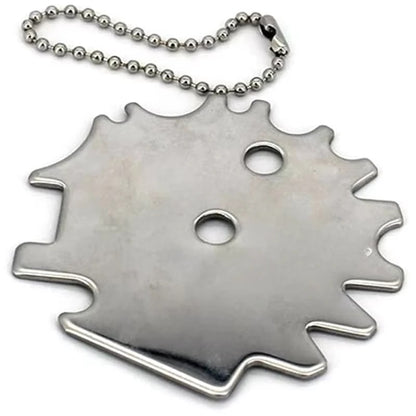 Stainless Steel Grill Scraper for Barbecue Grates, 6.35cm
