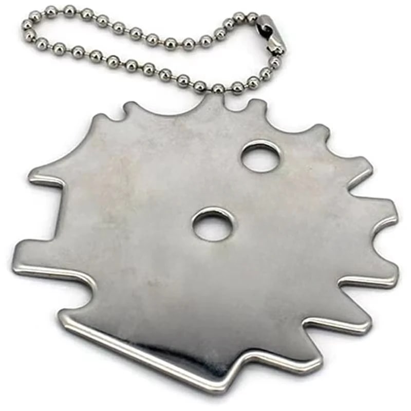 Stainless Steel Grill Scraper for Barbecue Grates, 6.35cm
