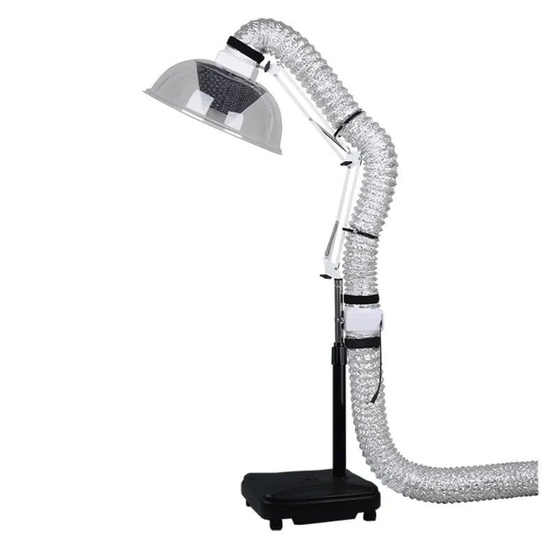 BBQ Smoke Exhauster with Foldable Arm, Oil-Proof Cover and 3m or 6m Tube Options