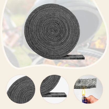 Kesoto BBQ Gasket Felt Tape Seal Replacement for Grills and Smokers, 450cm