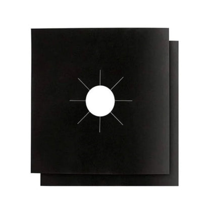 Gas Stove Protector Mats, 4 Piece 27 x 27cm Reusable Burner Liners