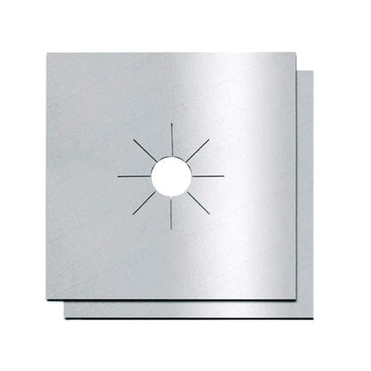 Gas Stove Protector Mats, 4 Piece 27 x 27cm Reusable Burner Liners