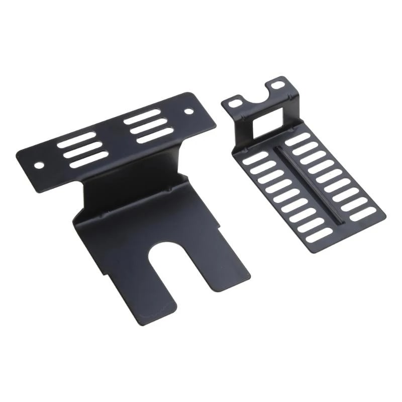Metal Grill Motor Bracket Set for Rotisserie Rod Racks, Black