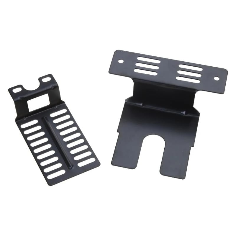 Metal Grill Motor Bracket Set for Rotisserie Rod Racks, Black