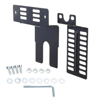 Metal Grill Motor Bracket Set for Rotisserie Rod Racks, Black