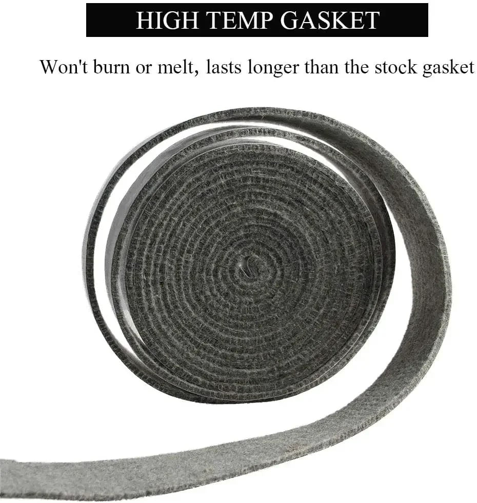 High-Temperature Kamado BBQ Smoker Gasket Tape, 3.6m x 20mm x 3mm