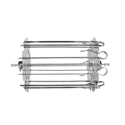 Oven Grill Cage, Stainless Steel, 10 Skewers, 14cm Diameter x 25cm