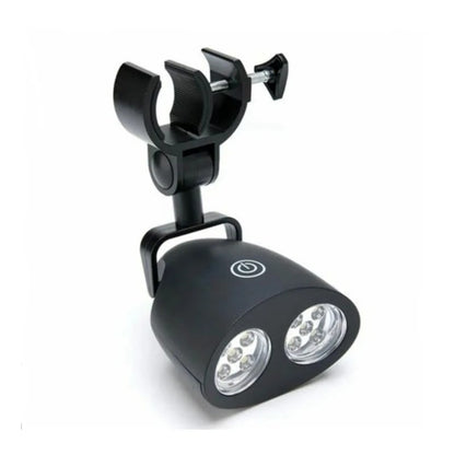 Black LED BBQ Grill Light with Touch Switch, Clamp Mount and 3 Brightness Levels