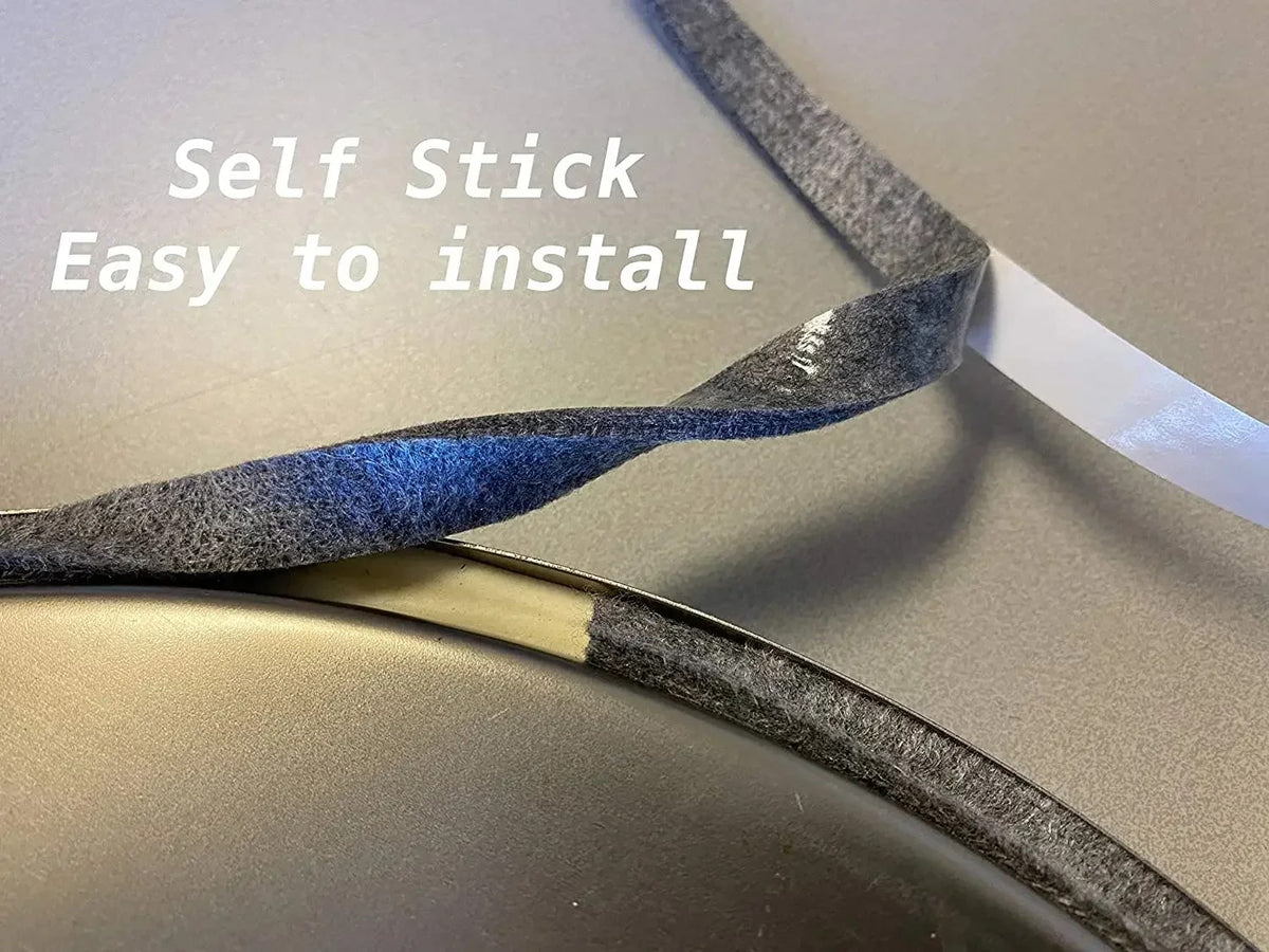 High-Temperature Fabric Grill Gasket Replacement Tape, 3.6m x 20mm x 3mm