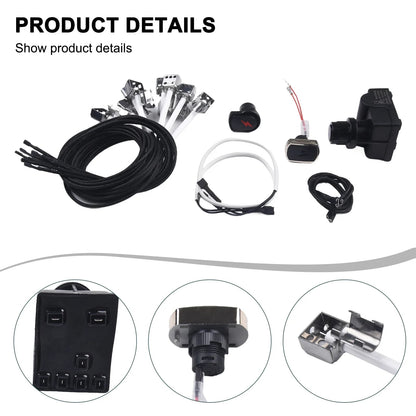 Electronic BBQ Ignition Kit for CharBroil Systems 463224912 and 463231711, 2, 4 or 5 Heads
