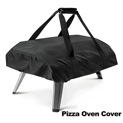 Pizza Oven Cover, Black Oxford Fabric, Waterproof UV-Resistant, For Ooni Koda 12 or 16