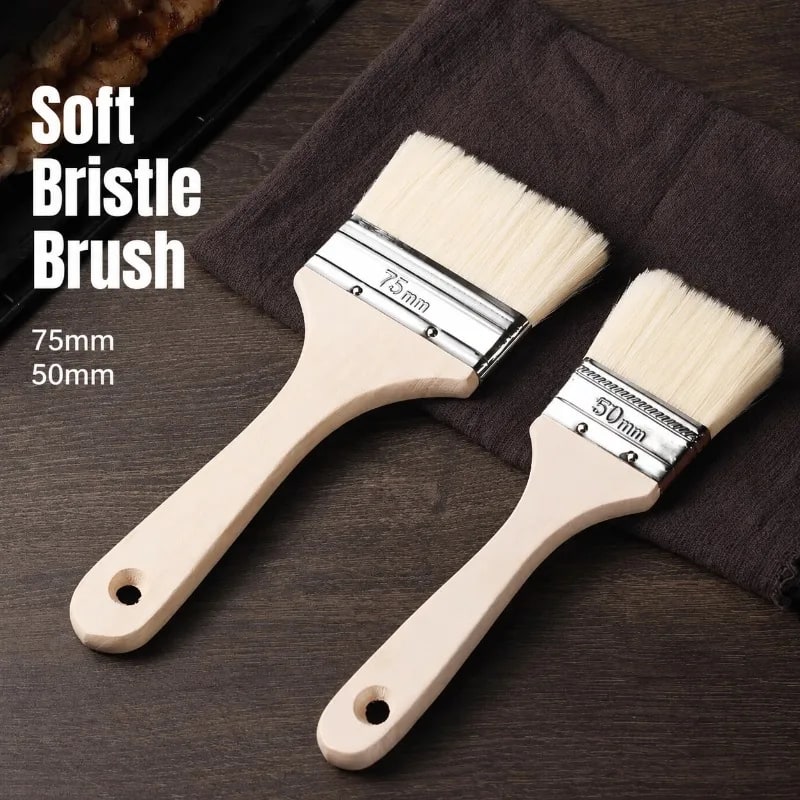 Food-Grade Silicone Basting Brush for BBQ, Baking and Cooking