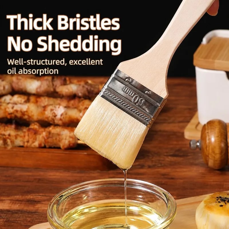 Food-Grade Silicone Basting Brush for BBQ, Baking and Cooking