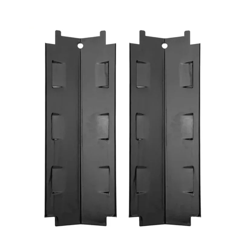 BBQ Gas Grill Heat Plate Shield Replacement, 371 x 108mm, Black, Char-Broil Compatible - 2pcs