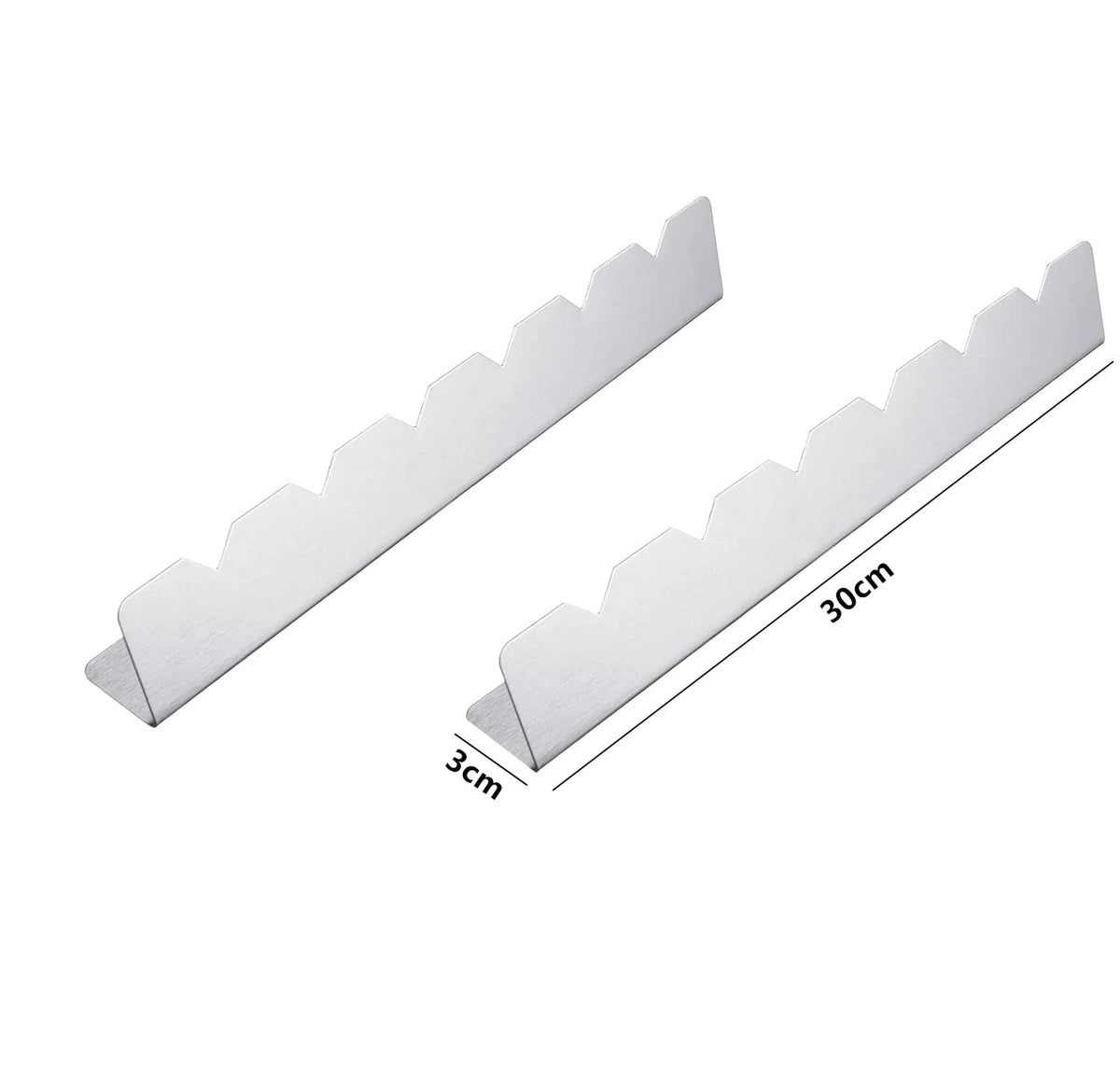 LMETJMA Stainless Steel BBQ Skewer Rack with 6 Skewers, 30cm Holder - 4