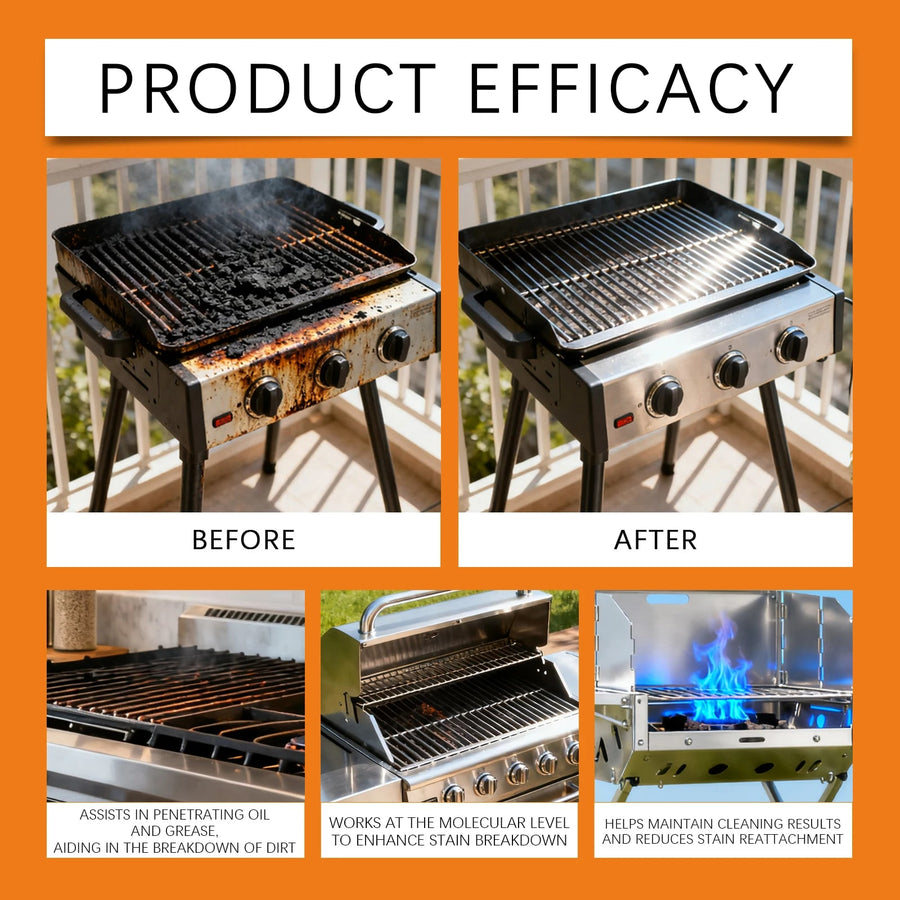 Grill Cleaner Spray 100ml BBQ Oven Stove Grease Remover