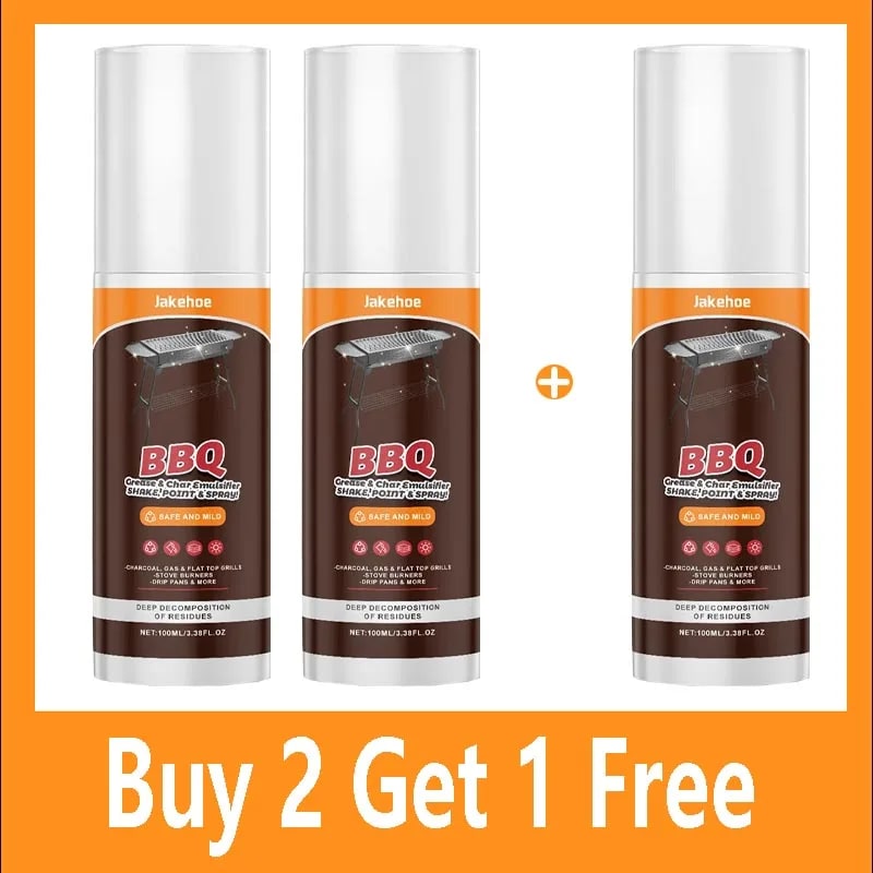 Grill Cleaner Spray 100ml BBQ Oven Stove Grease Remover - Buy 2 Get 1 Free
