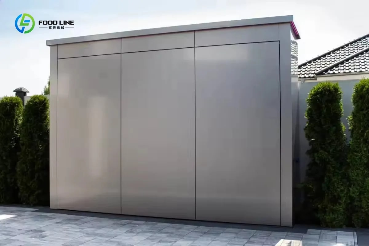 Outdoor Kitchen Station Steel Outdoor Cabinet with PVC Membrane Door Panels
