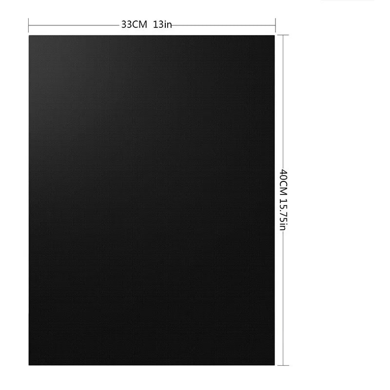 Non-Stick BBQ Grill Mats, 4 Pack, 33 x 40cm, Reusable Heat-Resistant Sheets