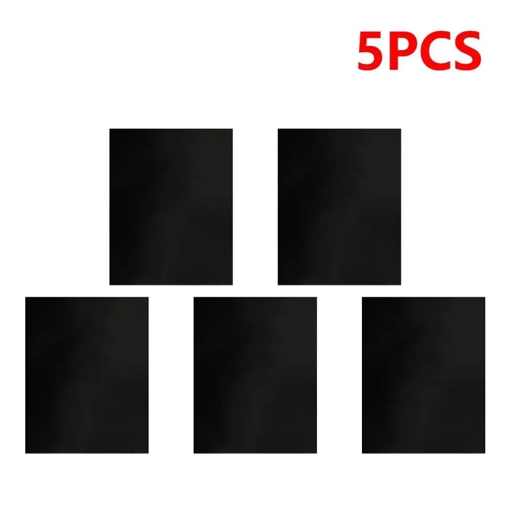 Reusable Oven and BBQ Grill Liner Mat, Cut-to-Size, 33 x 40cm or 40 x 50cm - 5Pcs 40x50cm