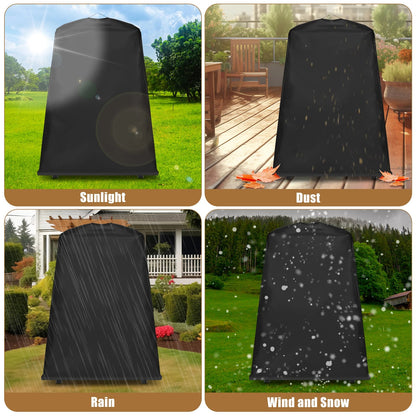 Pizza Oven Cover, Waterproof 420D Oxford Cloth, 35 x 27 x 45in
