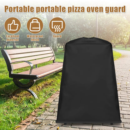 Pizza Oven Cover, Waterproof 420D Oxford Cloth, 35 x 27 x 45in