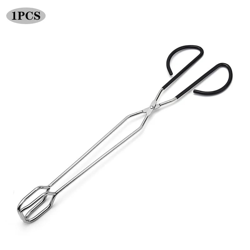 YEGBONG Metal Barbecue Scissor Tongs, 41 x 11.8cm, 1 or 2 Piece Pack - 1pcs
