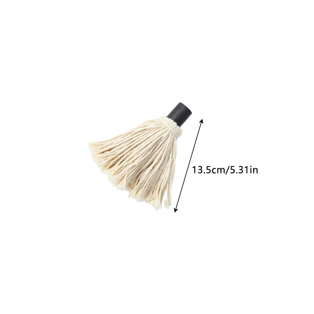 BBQ Basting Brush or Sauce Mop, Wooden Handle, Multiple Sizes - A-3