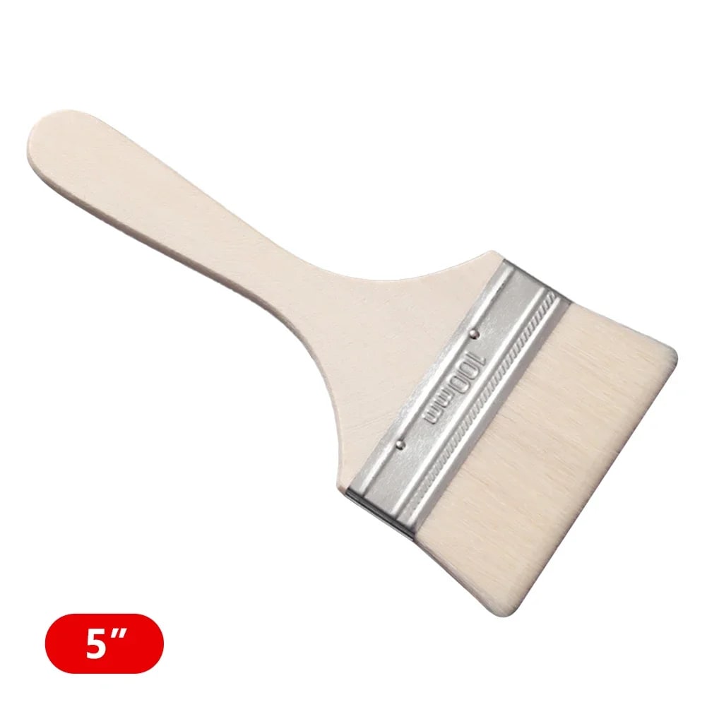 BBQ Basting Brush or Sauce Mop, Wooden Handle, Multiple Sizes - B-3