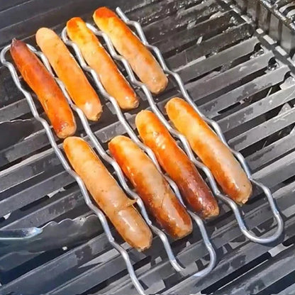 30cm Stainless Steel BBQ Sausage Roller Rack