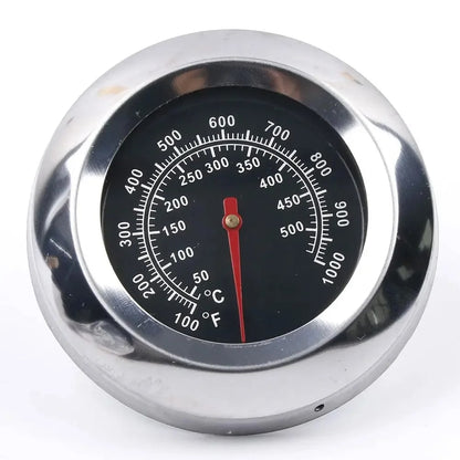 bbqdeals Metal BBQ Thermometer Gauge, 75mm Dual Celsius and Fahrenheit