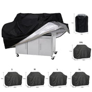 Black Waterproof BBQ Cover for Outdoor Barbecues, 5 Sizes, SKFJ001