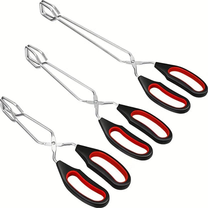 Stainless Steel Scissor BBQ Tongs, 23.5cm, 28cm or 33cm