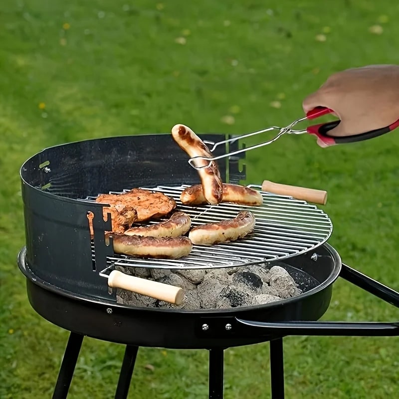 Stainless Steel Scissor BBQ Tongs, 23.5cm, 28cm or 33cm