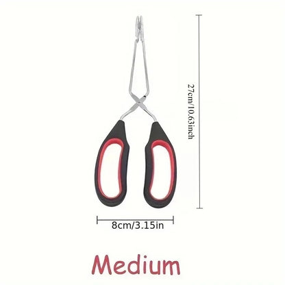 Stainless Steel Scissor BBQ Tongs, 23.5cm, 28cm or 33cm - M