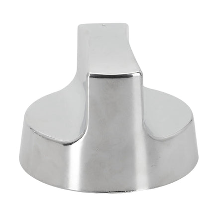 Silver Plastic Gas Grill Control Knobs, 58mm, 4 or 8 Piece Set