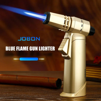 JOBON Butane Kitchen Torch Lighter, One-Hand Operation, Metal, ZB-509