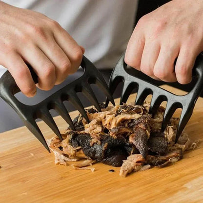 Plastic Bear Claw Meat Shredding Forks for Pulled Pork and Chicken, 10.5cm