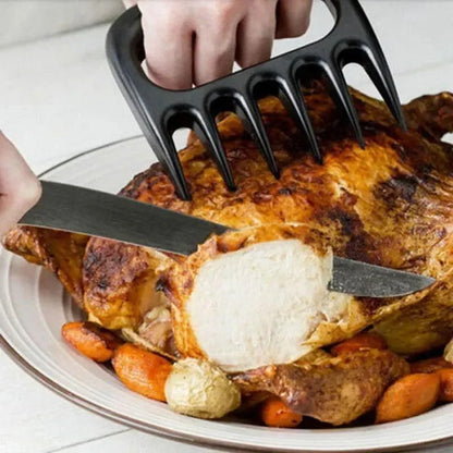 Plastic Bear Claw Meat Shredding Forks for Pulled Pork and Chicken, 10.5cm