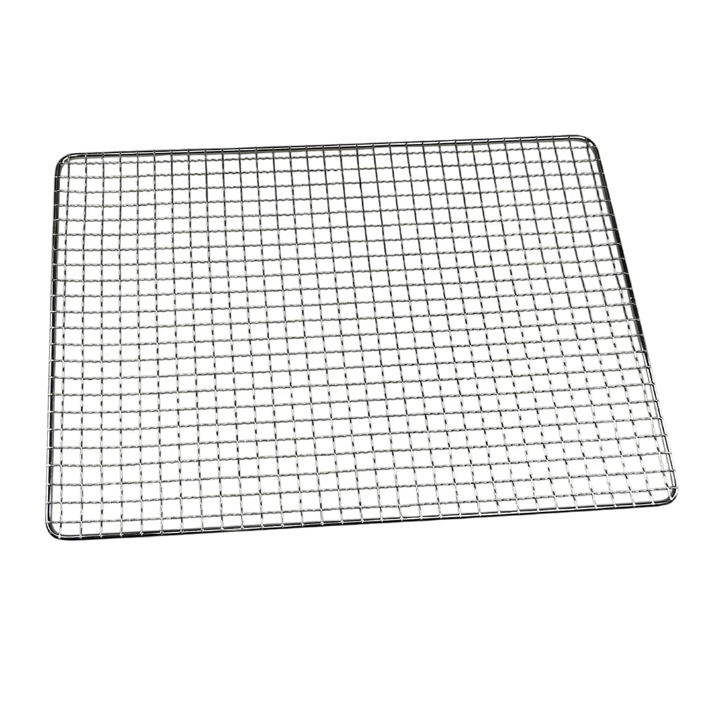 Galvanized Iron BBQ Grill Grid for Fish, Meat and Vegetables, 6 Sizes