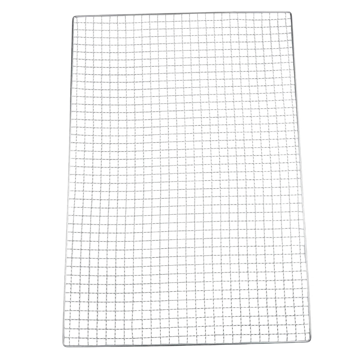 Galvanized Iron BBQ Grill Grid for Fish, Meat and Vegetables, 6 Sizes