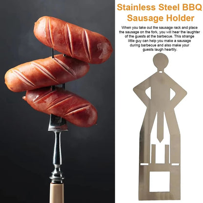 Metal BBQ Sausage Holder Rack, CZSAE, 2 Pack