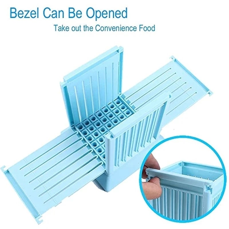 49-Grid Meat Skewer Cutter Tool, PVC Plastic Kebab Accessory