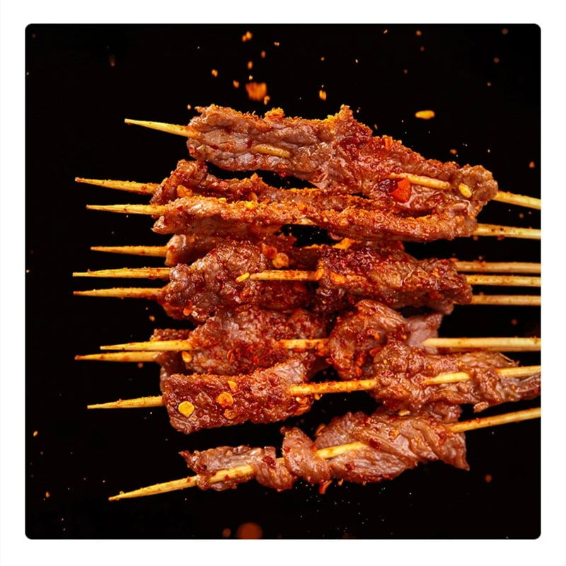 49-Grid Meat Skewer Cutter Tool, PVC Plastic Kebab Accessory