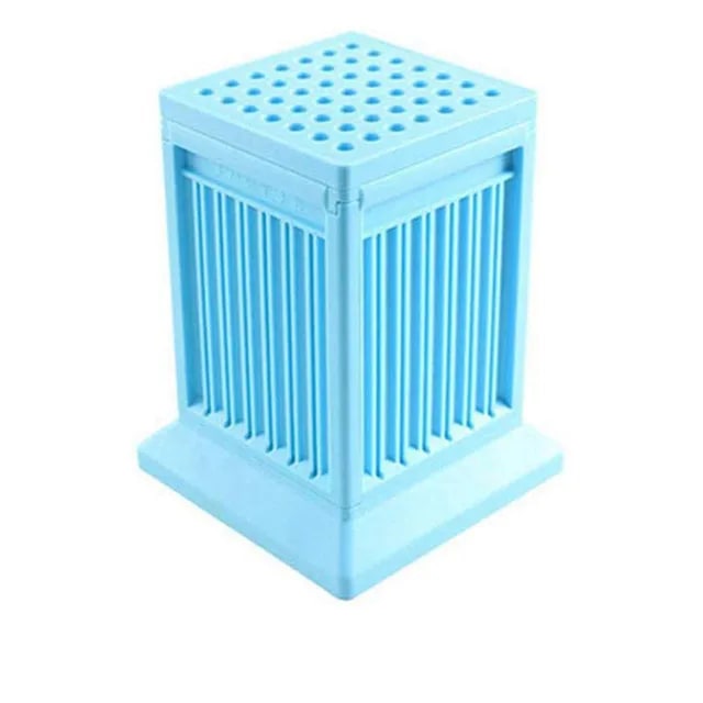 49-Grid Meat Skewer Cutter Tool, PVC Plastic Kebab Accessory - SKY BLUE