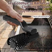 Electric BBQ Grill Cleaning Brush, Cordless Rechargeable Metal Wire Brush