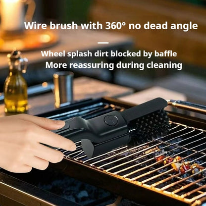 Electric BBQ Grill Cleaning Brush, Cordless Rechargeable Metal Wire Brush