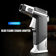Jobon ZB-326A Metal Blue Flame Gun Lighter, Single or Four Flame